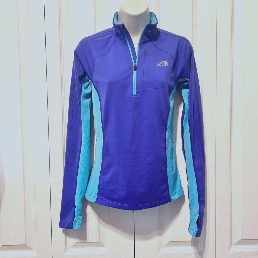 The North Face Vapor Wick-Women's X Small Long Sleeve Thumb Hole Active Wear - Picture 2 of 13
